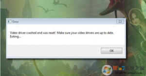 Windows 10玩存活进化游戏出现“视频驱动程序崩溃并被重置”错误怎么样修复