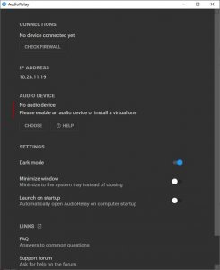 AudioRelay手机当电脑音箱软件(电脑版+手机版)v0.9.1绿色纯净版