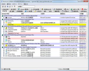 Autoruns系统管理工具13.9绿色纯净版