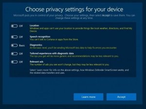 MicrosoftWindows10正式版提升了隐私保护